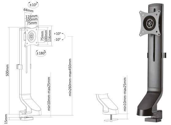 Neomounts FPMA-D860 - cecha 1