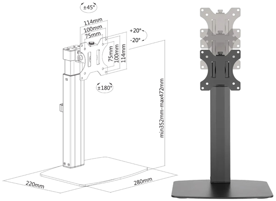 Neomounts FPMA-D865 - cecha 1