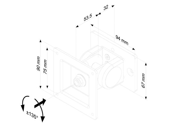 Neomounts FPMA-DTBW100 - cecha 1