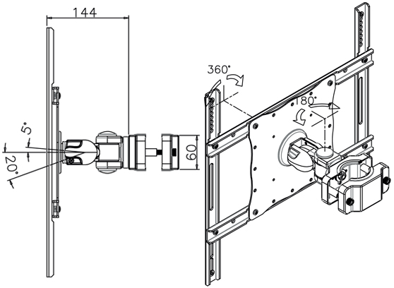 Neomounts FPMA-WP440 - cecha 1