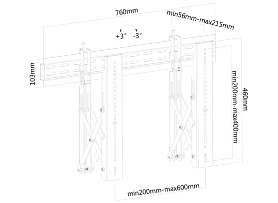 Neomounts LED-VW1000 - cecha 1