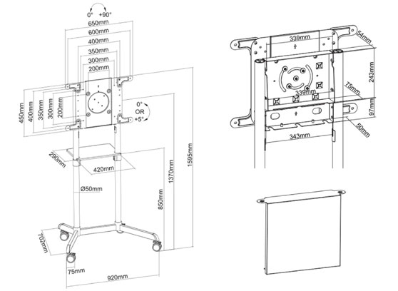 Neomounts NS-M1250 - cecha 2