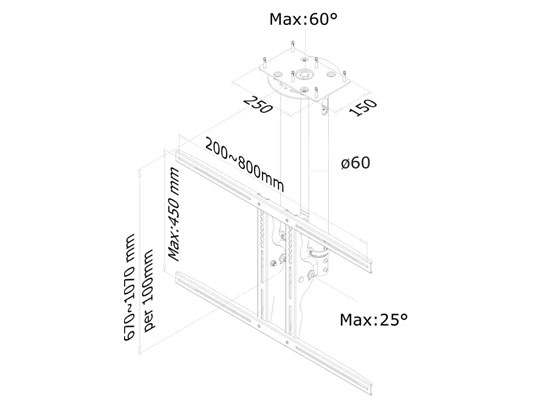 Neomounts PLASMA-C100 - cecha 2