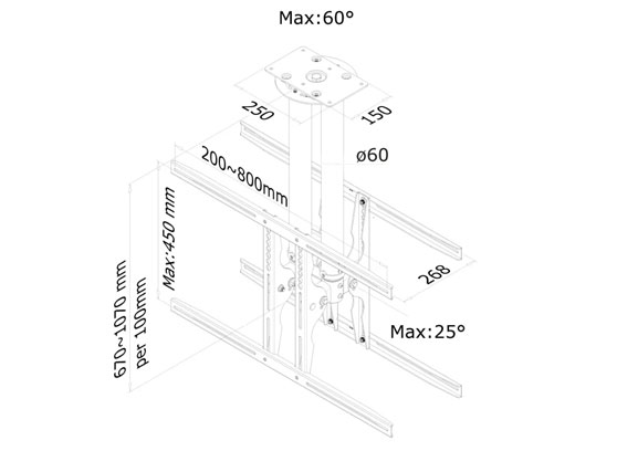 Neomounts PLASMA-C100D - cecha 2