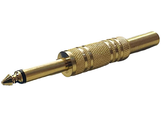 Wtyk Jack 6,3 mm złocony mono - cecha 1