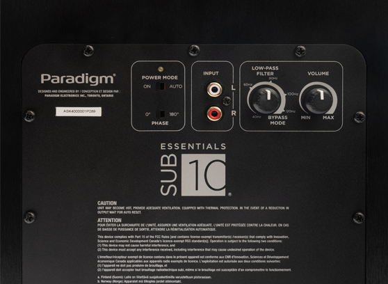 Paradigm Essentials Sub 10 - cecha 3
