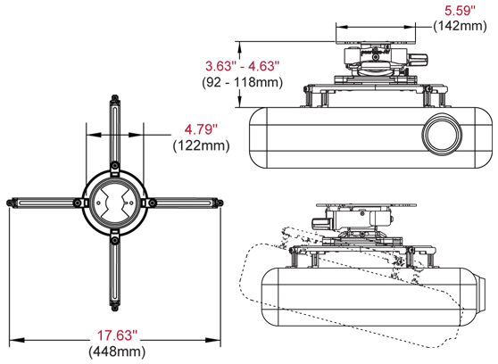 Peerless-AV PRGS-UNV - cecha 1