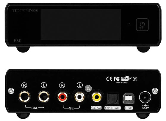 Topping E50 - cecha 2