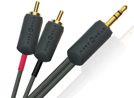 Kabel WireWorld I-World minijack 2RCA 1,5 m