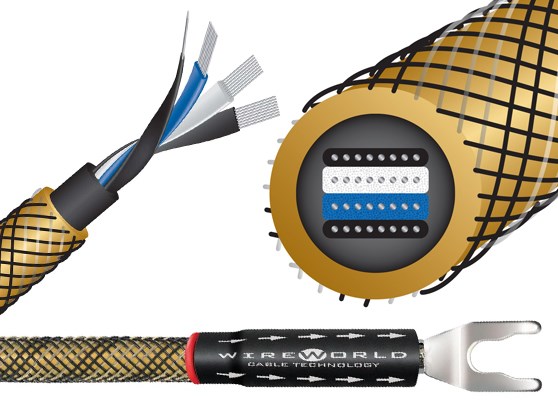 WireWorld Gold Eclipse 10 Biwire Jumpers Spade - cecha 1