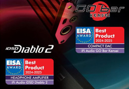 iFi Audio iDSD Diablo 2 i Go bar Kensei zdobywcami nagrody EISA 2024-2025