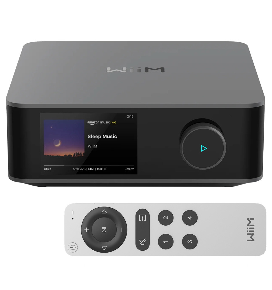 WiiM Amp Ultra wzmacniacz z ekranem dotykowym