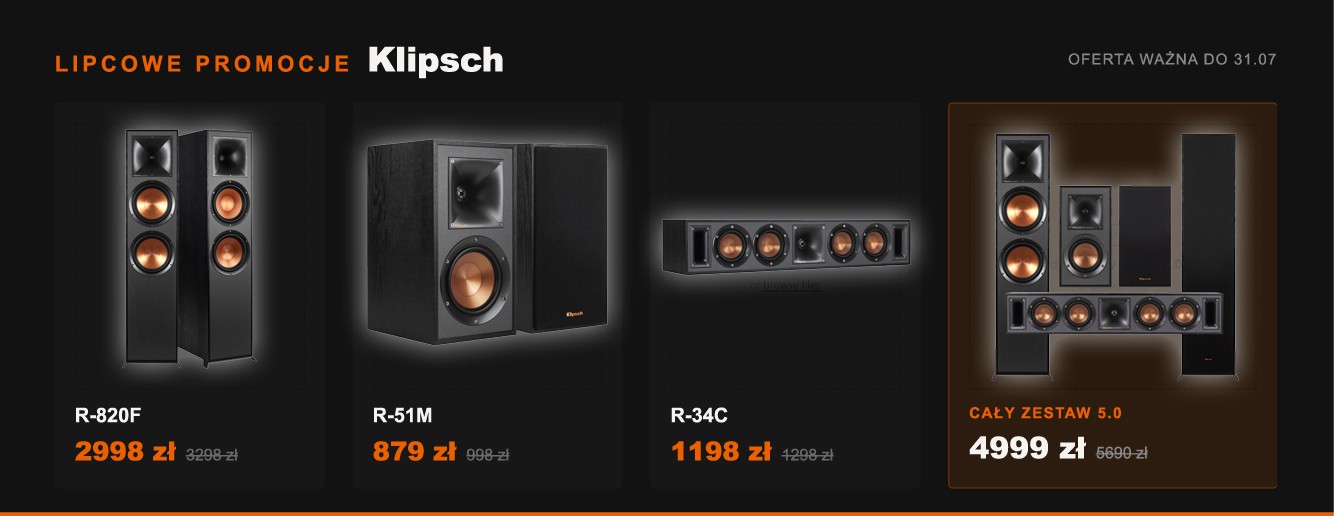 Klipsch promocja lipiec 2026