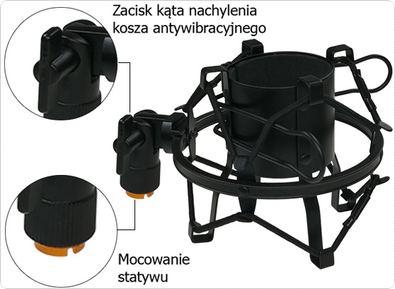 uchwyt + POP filtr + kosz + mikrofon NOVOX NC-1 - cecha 2